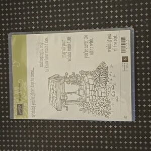 Stampin Up Bright Wishes rubber stamp set